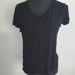 💚Short sleeve Holes shirt